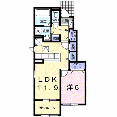 サンシャイン　レジデンス　Ⅱ 103【管理NO：1-024770301-01030】 ★家具家電は申し込み後に搬入します★ ★2026年11月中旬入居可能★の外観画像