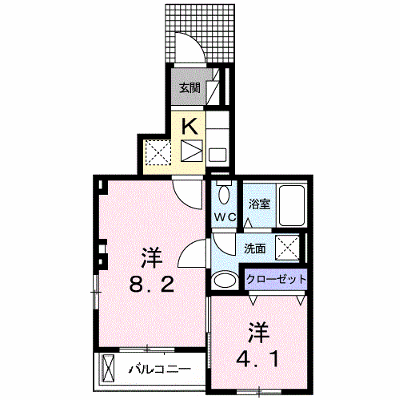 ブライトスクエアＫ　Ⅰ 104【管理NO：1-024739301-01040】 ★家具家電は申し込み後に搬入します★ ★2026年10月中旬入居可能★の外観画像