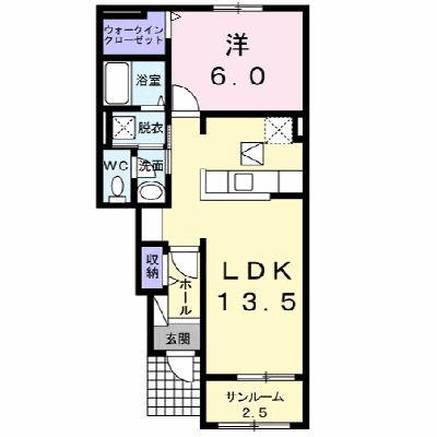 メゾン・ハーモニーⅡ 102【管理NO：1-021490701-01020】 ★家具家電は申し込み後に搬入します★ ★2026年11月中旬入居可能★の外観画像