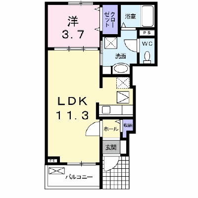 サンフォーリスト 105【管理NO：1-016247001-01040】 ★家具家電は申し込み後に搬入します★ ★2026年11月中旬入居可能★の外観画像