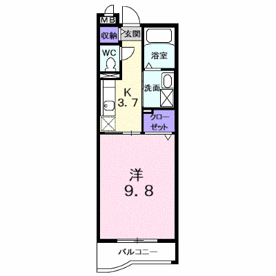 プリマヴェーラ　エルモッサ 201【管理NO：1-018082401-02010】 ★家具家電は申し込み後に搬入します★の外観画像