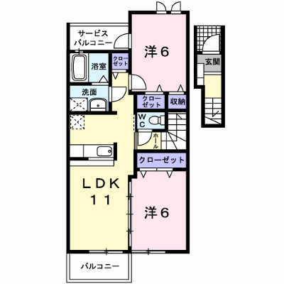 セイバリ－ガ－デンⅠ 202【管理NO：1-014704101-02020】 ★家具家電は申し込み後に搬入します★ ★2026年11月下旬入居可能★の外観画像