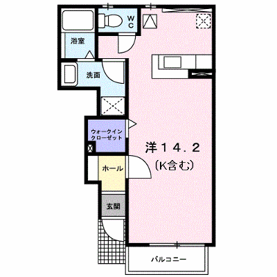 プラム・グローヴ 103【管理NO：1-012953301-01030】 ★家具家電は申し込み後に搬入します★ ★2026年11月中旬入居可能★の外観画像