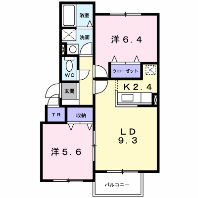 カーサアルバ 201【管理NO：1-012665801-02010】 ★家具家電は申し込み後に搬入します★ ★2026年10月中旬入居可能★の外観画像