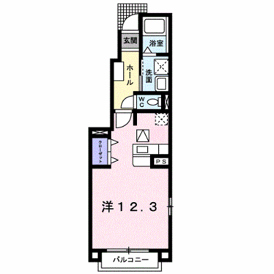 フランメゾン１ 101【管理NO：1-013104301-01010】 ★家具家電は申し込み後に搬入します★ ★2026年11月中旬入居可能★の外観画像