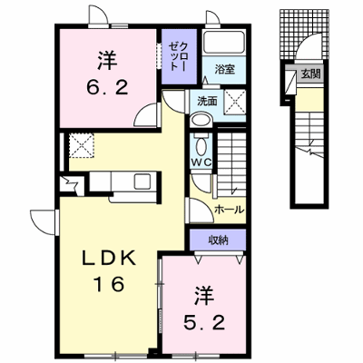 ＰＡＣＩＦＩＣＯ汐見Ｂ 204【管理NO：1-020611102-02040】 ★家具家電は申し込み後に搬入します★ ★2026年12月中旬入居可能★の外観画像