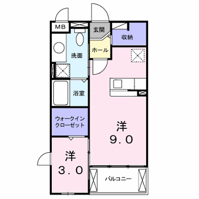 サンハウス志家 305【管理NO：1-015532601-03050】 ★家具家電は申し込み後に搬入します★ ★2026年11月上旬入居可能★の外観画像