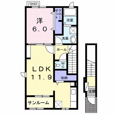 セルバ・セレッソ 201【管理NO：1-024825001-02010】 ★家具家電は申し込み後に搬入します★ ★2026年11月中旬入居可能★の外観画像