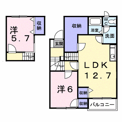 パークヴィラⅡ 202【管理NO：1-010884702-02020】 ★家具家電は申し込み後に搬入します★ ★2026年11月中旬入居可能★の外観画像