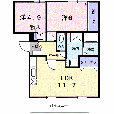 グレース下山 104【管理NO：1-004550601-01040】 ★家具家電は申し込み後に搬入します★ ★2026年11月上旬入居可能★の外観画像