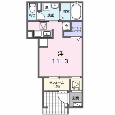 ルタン土ケ崎 103【管理NO：1-028774701-01030】 ★家具家電は申し込み後に搬入します★ ★2027年03月上旬入居可能★の外観画像