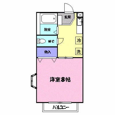 エリール千野根 103【管理NO：1-005227701-01030】 ★家具家電は申し込み後に搬入します★ ★2026年10月下旬入居可能★の外観画像