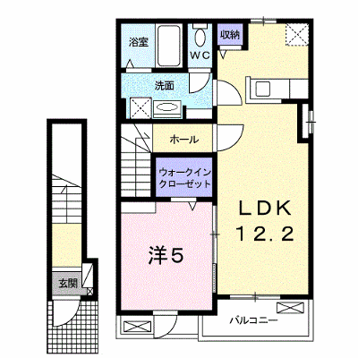 プレジールⅡ 203【管理NO：1-023412401-02030】 ★家具家電は申し込み後に搬入します★の外観画像