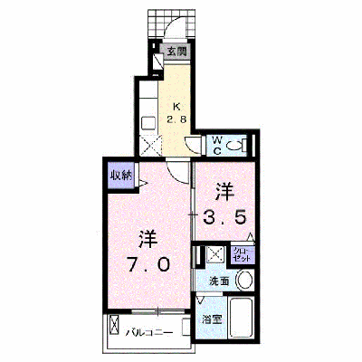 ラ・ルーチェⅡ 102【管理NO：1-022950801-01020】 ★家具家電は申し込み後に搬入します★ ★2026年11月中旬入居可能★の外観画像