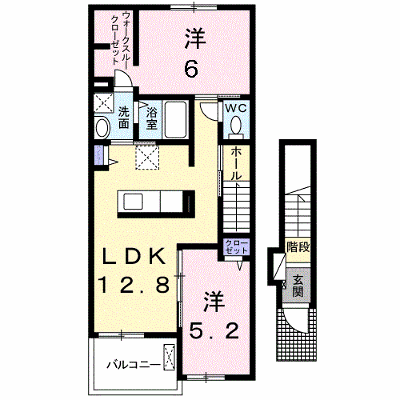 アメジスト 202【管理NO：1-020508501-02020】 ★家具家電は申し込み後に搬入します★ ★2026年11月中旬入居可能★の外観画像