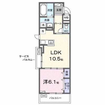 旭町１丁目アパート 206【管理NO：1-028751901-02060】 ★家具家電は申し込み後に搬入します★ ★2027年02月下旬入居可能★の外観画像