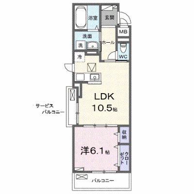 旭町１丁目アパート 106【管理NO：1-028751901-01060】 ★家具家電は申し込み後に搬入します★ ★2027年02月下旬入居可能★の外観画像