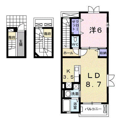 サニー・レジデンス 301【管理NO：1-020580801-03010】 ★家具家電は申し込み後に搬入します★ ★2026年11月中旬入居可能★の外観画像