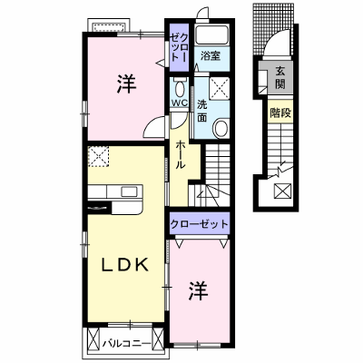 グラース・プルミエ　Ａ 205【管理NO：1-014959201-02050】 ★家具家電は申し込み後に搬入します★ ★2026年11月上旬入居可能★の外観画像