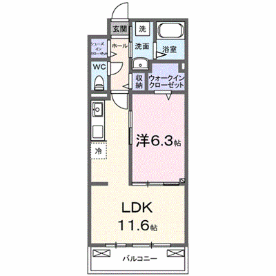 プロムナード　内谷 202【管理NO：1-028753001-02020】 ★家具家電は申し込み後に搬入します★ ★2027年03月上旬入居可能★の外観画像