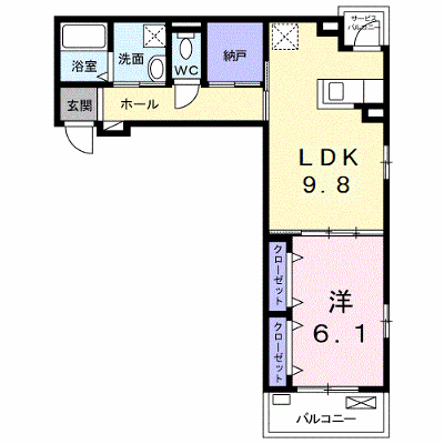 メゾン・ド・ソレイユ 303【管理NO：1-026578201-03030】 ★家具家電は申し込み後に搬入します★ ★2026年11月中旬入居可能★の外観画像