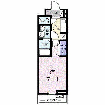 ウィステリア・リブⅡ 303【管理NO：1-025526101-03030】 ★家具家電は申し込み後に搬入します★ ★2026年11月中旬入居可能★の外観画像