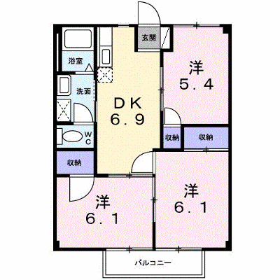 ニューシティ志げＢ 201【管理NO：1-002820601-02010】 ★家具家電は申し込み後に搬入します★ ★2026年11月中旬入居可能★の外観画像