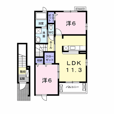 カームリー　Ｙ・Ｋ 202【管理NO：1-014714001-02020】 ★家具家電は申し込み後に搬入します★ ★2026年11月中旬入居可能★の外観画像