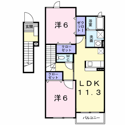 エレガンスラピーニ　Ｂ 201【管理NO：1-013346802-02010】 ★家具家電は申し込み後に搬入します★ ★2026年11月中旬入居可能★の外観画像