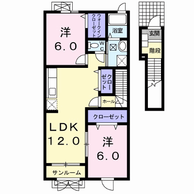 ファイン・ハル・エ－ル　Ⅳ 202【管理NO：1-015341901-02020】 ★家具家電は申し込み後に搬入します★ ★2026年11月中旬入居可能★の外観画像