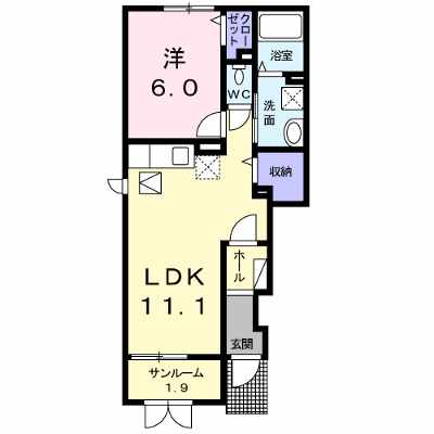 エクラⅩⅦ 101【管理NO：1-023761401-01010】 ★家具家電は申し込み後に搬入します★ ★2026年10月下旬入居可能★の外観画像