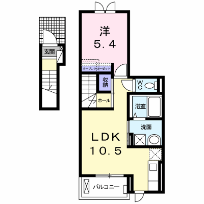 フレグランスⅧ 202【管理NO：1-022316601-02020】 ★家具家電は申し込み後に搬入します★の外観画像