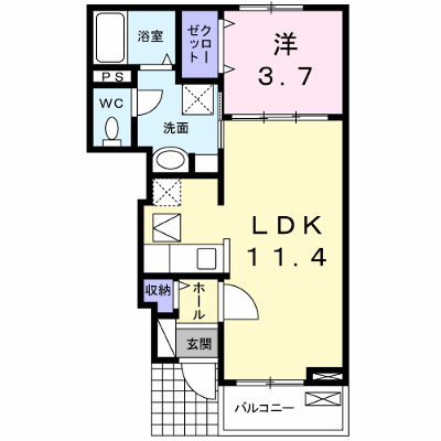 アミュールコート 103【管理NO：1-019074701-01030】 ★家具家電は申し込み後に搬入します★ ★2026年10月下旬入居可能★の外観画像