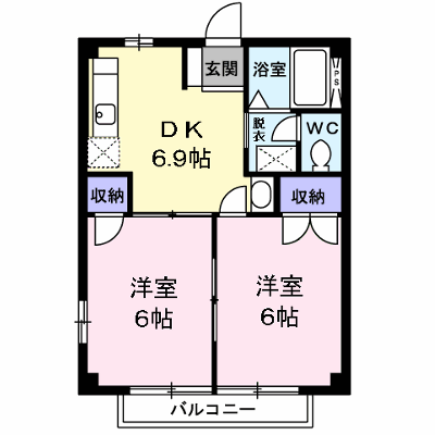 アップルスクエア 102【管理NO：1-005391901-01020】 ★家具家電は申し込み後に搬入します★ ★2026年11月中旬入居可能★の外観画像