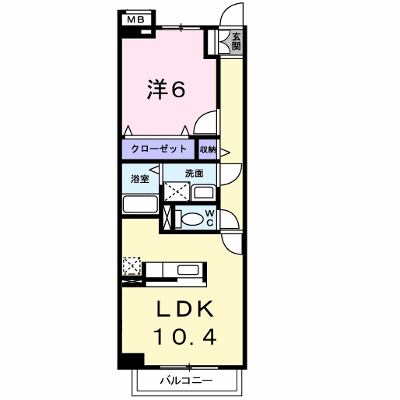 ルーナ・Ⅱ 102【管理NO：1-018012701-01020】 ★家具家電は申し込み後に搬入します★ ★2026年10月上旬入居可能★の外観画像
