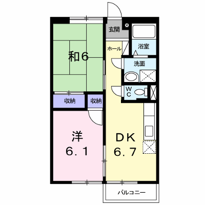 アイリスＡ 203【管理NO：1-005370501-02030】 ★家具家電は申し込み後に搬入します★ ★2026年10月下旬入居可能★の外観画像