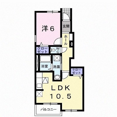 ラマージュ 102【管理NO：1-020527101-01020】 ★家具家電は申し込み後に搬入します★ ★2026年11月中旬入居可能★の外観画像