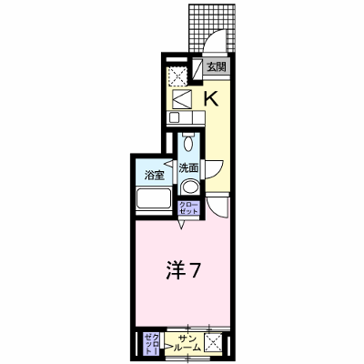 カーサ　ヴェルデ 102【管理NO：1-020808401-01020】 ★家具家電は申し込み後に搬入します★ ★2026年11月中旬入居可能★の外観画像