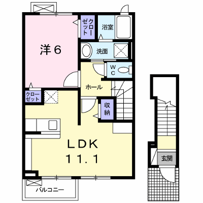 インプレス 203【管理NO：1-020231801-02030】 ★家具家電は申し込み後に搬入します★ ★2026年11月下旬入居可能★の外観画像
