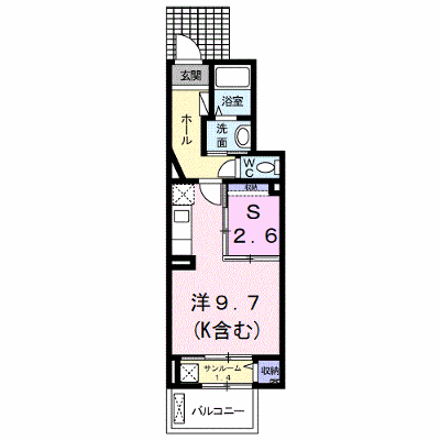 ポルト　ボヌール 103【管理NO：1-018344001-01030】 ★家具家電は申し込み後に搬入します★ ★2026年10月中旬入居可能★の外観画像