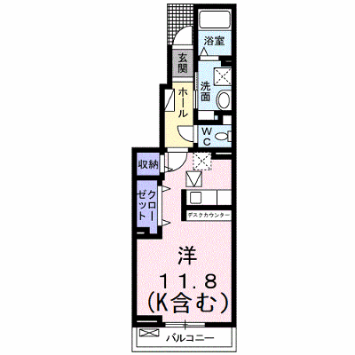 オリーブ巴町 102【管理NO：1-024450301-01020】 ★家具家電は申し込み後に搬入します★ ★2026年11月上旬入居可能★の外観画像