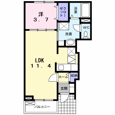 コンフォート鳥坂 102【管理NO：1-014725001-01020】 ★家具家電は申し込み後に搬入します★ ★2026年11月中旬入居可能★の外観画像