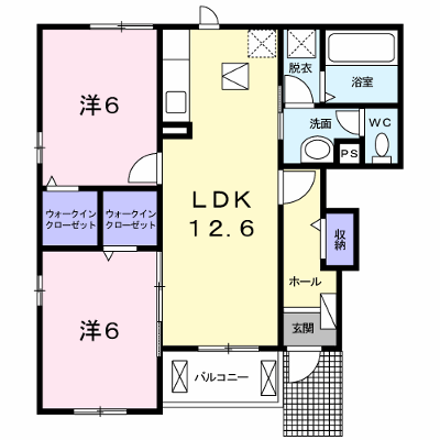 ラグーン　Ⅱ 101【管理NO：1-022991502-01010】 ★家具家電は申し込み後に搬入します★ ★2026年10月中旬入居可能★の外観画像