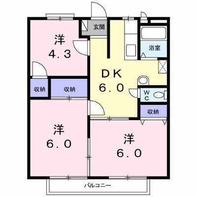 サンシティ小野田　Ｂ 201【管理NO：1-099173301-02010】 ★家具家電は申し込み後に搬入します★ ★2026年11月中旬入居可能★の外観画像