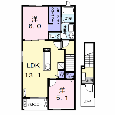 サンヒルズ小本 201【管理NO：1-019537801-02010】 ★家具家電は申し込み後に搬入します★ ★2026年11月中旬入居可能★の外観画像
