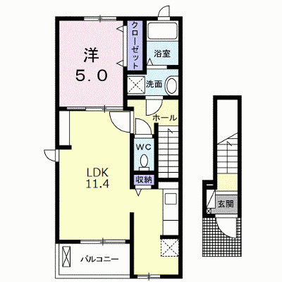 ジェントリーⅢ 201【管理NO：1-021263201-02010】 ★家具家電は申し込み後に搬入します★ ★2026年11月中旬入居可能★の外観画像