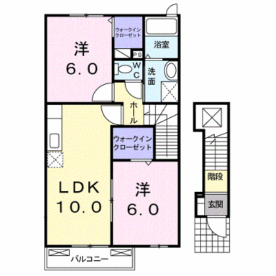 サンスクエアＡ 202【管理NO：1-014518301-02020】 ★家具家電は申し込み後に搬入します★ ★2026年11月中旬入居可能★の外観画像