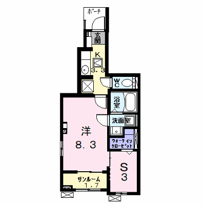コンフォート 105【管理NO：1-027803501-01040】 ★家具家電は申し込み後に搬入します★ ★2026年11月中旬入居可能★の外観画像