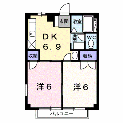 ファミール９７Ⅰ 203【管理NO：1-007225301-02030】 ★家具家電は申し込み後に搬入します★ ★2026年11月中旬入居可能★の外観画像