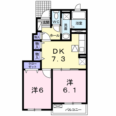 カーサ・プラシードＭ 102【管理NO：1-016385201-01020】 ★家具家電は申し込み後に搬入します★ ★2026年11月中旬入居可能★の外観画像